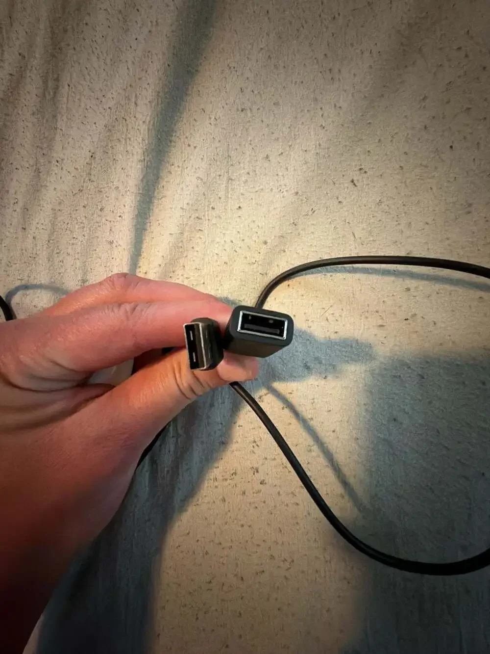 USB-C to USB-A Cable Black